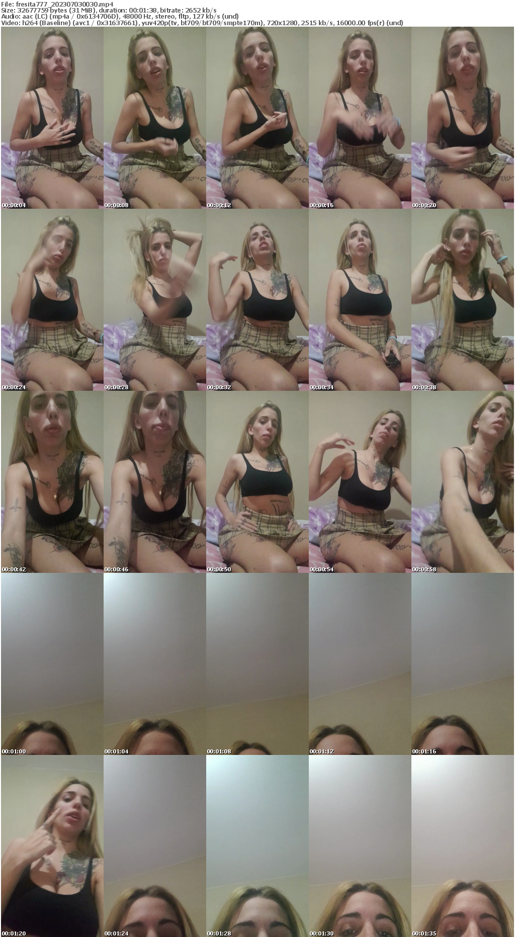 Preview thumb from fresita777 on 2023-07-03 @ cam4
