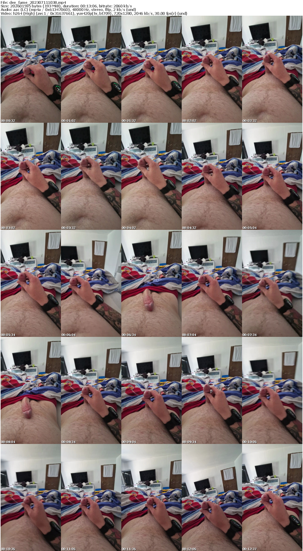 Preview thumb from dee_fame on 2023-07-11 @ cam4
