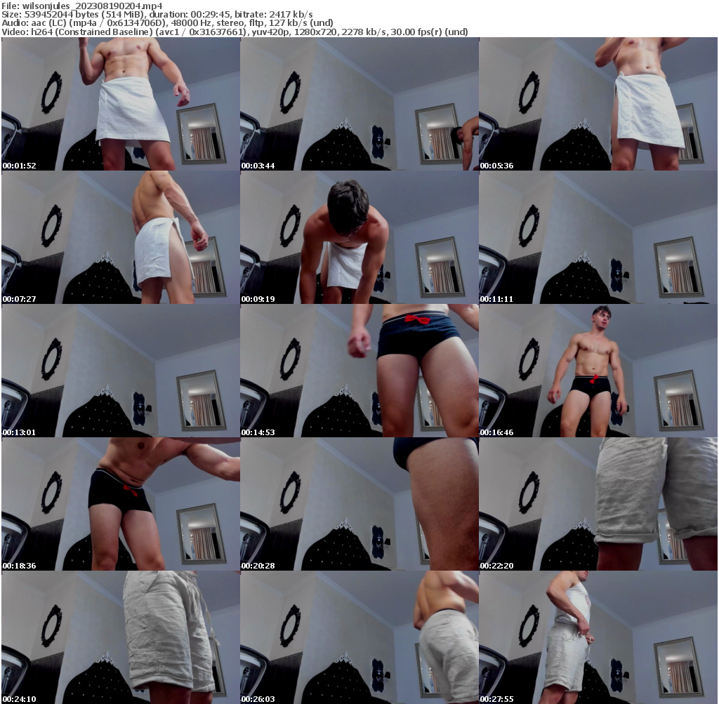 Preview thumb from wilsonjules on 2023-08-19 @ cam4