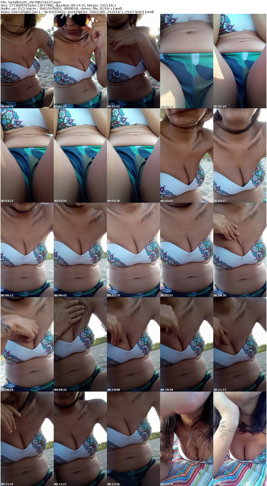 Preview thumb from farfallina39 on 2023-08-25 @ cam4