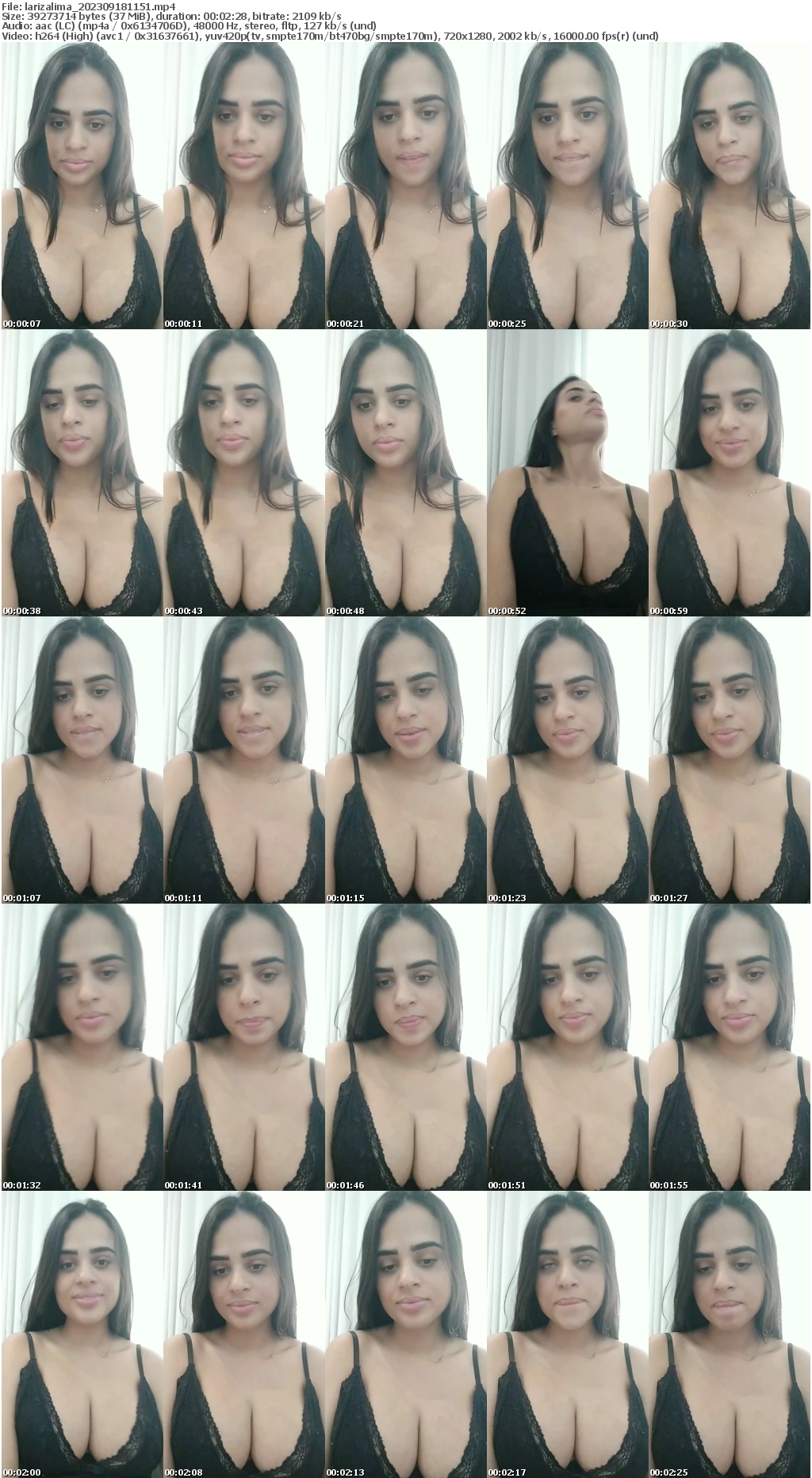 Preview thumb from larizalima on 2023-09-18 @ cam4